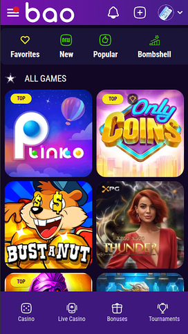 Bao Casino Mobile Games
