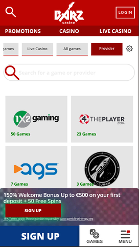 Barz Casino Mobile Game Developers