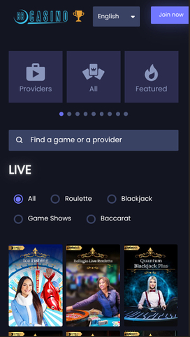 BB Casino Mobile Live Dealer