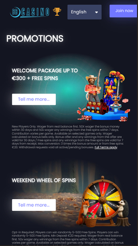 BB Casino Mobile Promotions