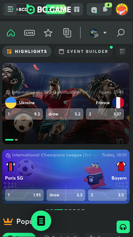 BC.Game Casino Mobile Sports