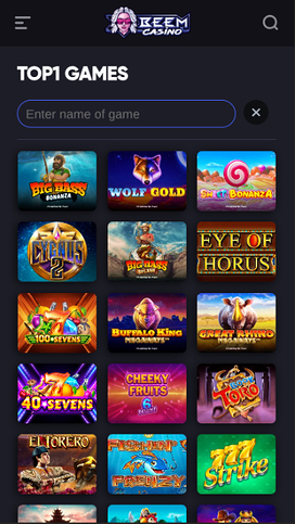 Beem Casino Mobile Games