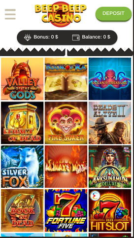 Beep Beep Casino Mobile Games