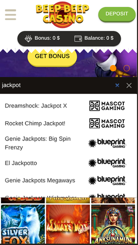 Beep Beep Casino Mobile Jackpot