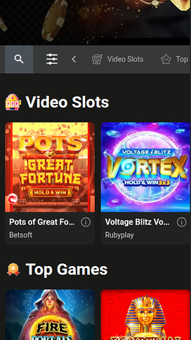 Bet O Bet Casino Mobile Games