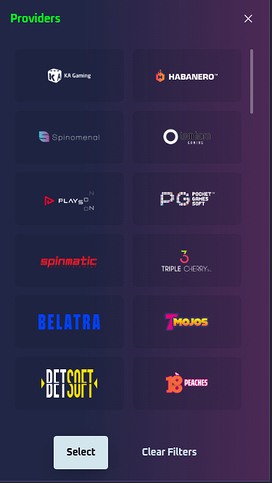 Bet24Star Casino Mobile Game Developers