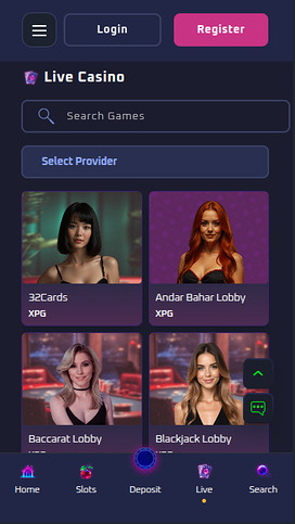 Bet24Star Casino Mobile Live Dealer