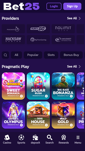 Bet25 Casino Game Developers