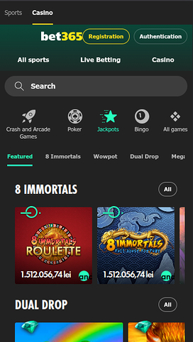 Bet365 Casino Mobile Jackpot