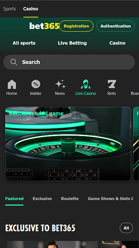 Bet365 Casino Mobile Live Dealer
