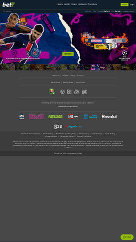 bet7 Casino Homepage Mobile