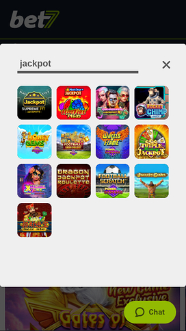 bet7 Casino Jackpot Mobile