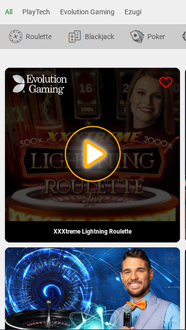 bet7 Casino Live Dealer Mobile