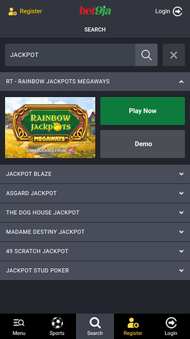 Bet9ja Casino Mobile Jackpot