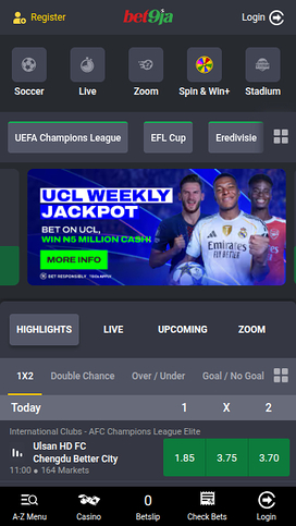 Bet9ja Casino Mobile Sports