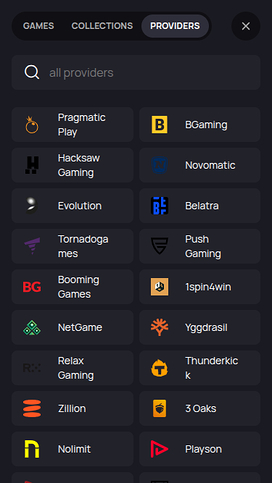 Betandplay Casino Mobile Game Developers