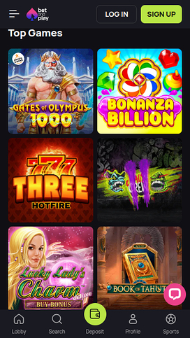 Betandplay Casino Mobile Games