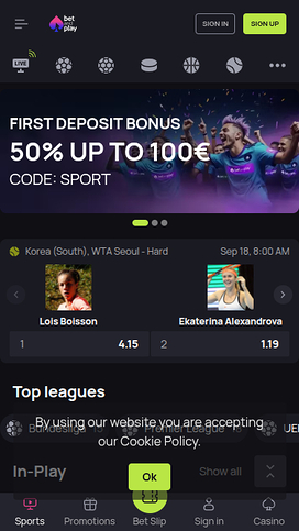 Betandplay Casino Mobile Sports