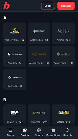 BetBay Casino Mobile Game Developers