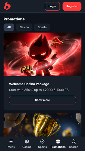 BetBay Casino Mobile Promotions