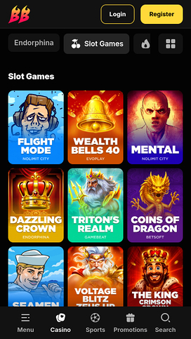 Juegos móviles de casino BetBluff