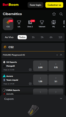 BetBoom Casino Mobile Sports