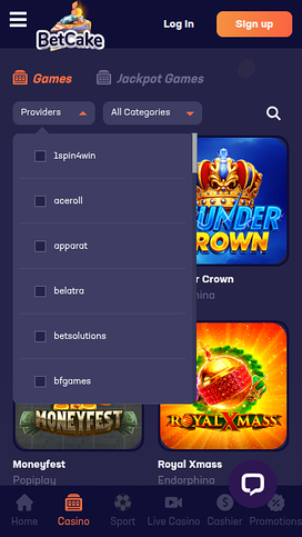 BetCake Casino Mobile Game Developers