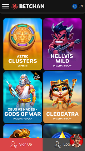 Betchan Casino Mobile Games