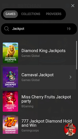 Betchan Casino Mobile Jackpot