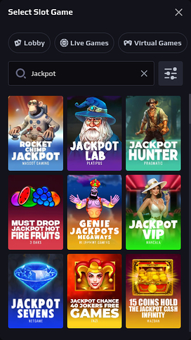Betcoin Casino Mobile Jackpot