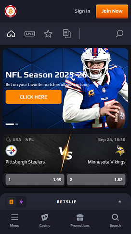 Betcoin Casino Mobile Sports