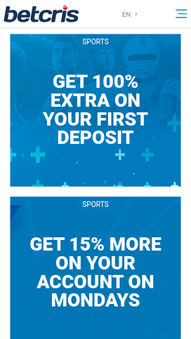 Betcris Mobile Promotions