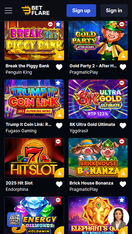 Bote móvil de Betflare Casino
