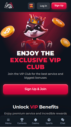 Programa VIP de BetFury Casino Móvil