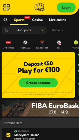 BetHard Casino Mobile Sports