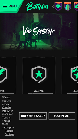 Betinia Casino mobil VIP-program