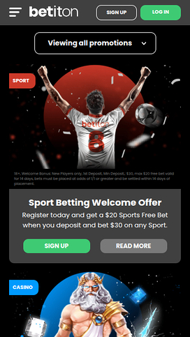 Betiton Casino Mobile Promotions