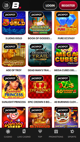 Betista Casino Mobile Jackpot