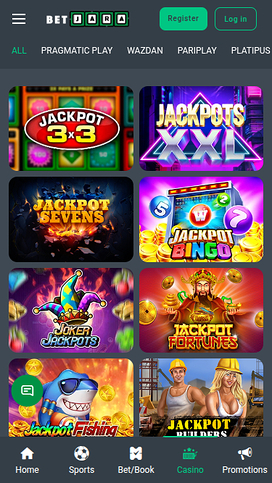 BetJara Casino Mobile Jackpot