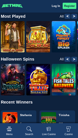 Betmac Casino Games Mobile 