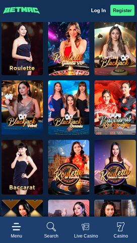Betmac Casino Live Dealer Mobile 