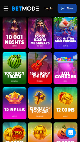 BetMode Casino Mobile Games