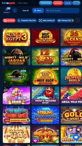 BetOspin Casino Mobile Games