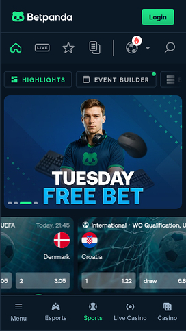 Deportes móviles de BetPanda Casino