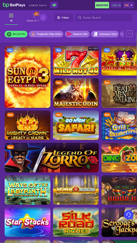 BetPlays Casino Mobile Games