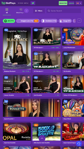 BetPlays Casino Mobile Live Dealer