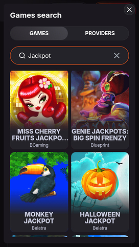 Betsomnia Mobile Jackpot