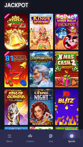 BetStorm Casino Mobile Jackpot