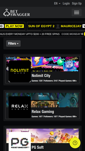 BetSwagger Casino Mobile Game Developers