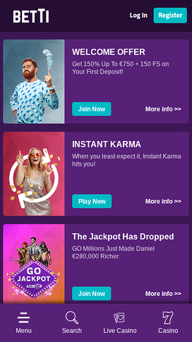 Betti Mobile Promotions